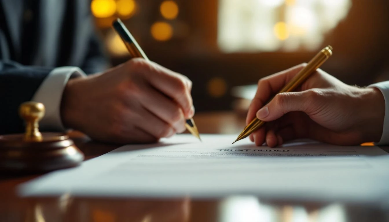 Trust document signing